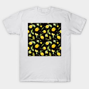 Watercolor Lemon & Leaves 3 T-Shirt